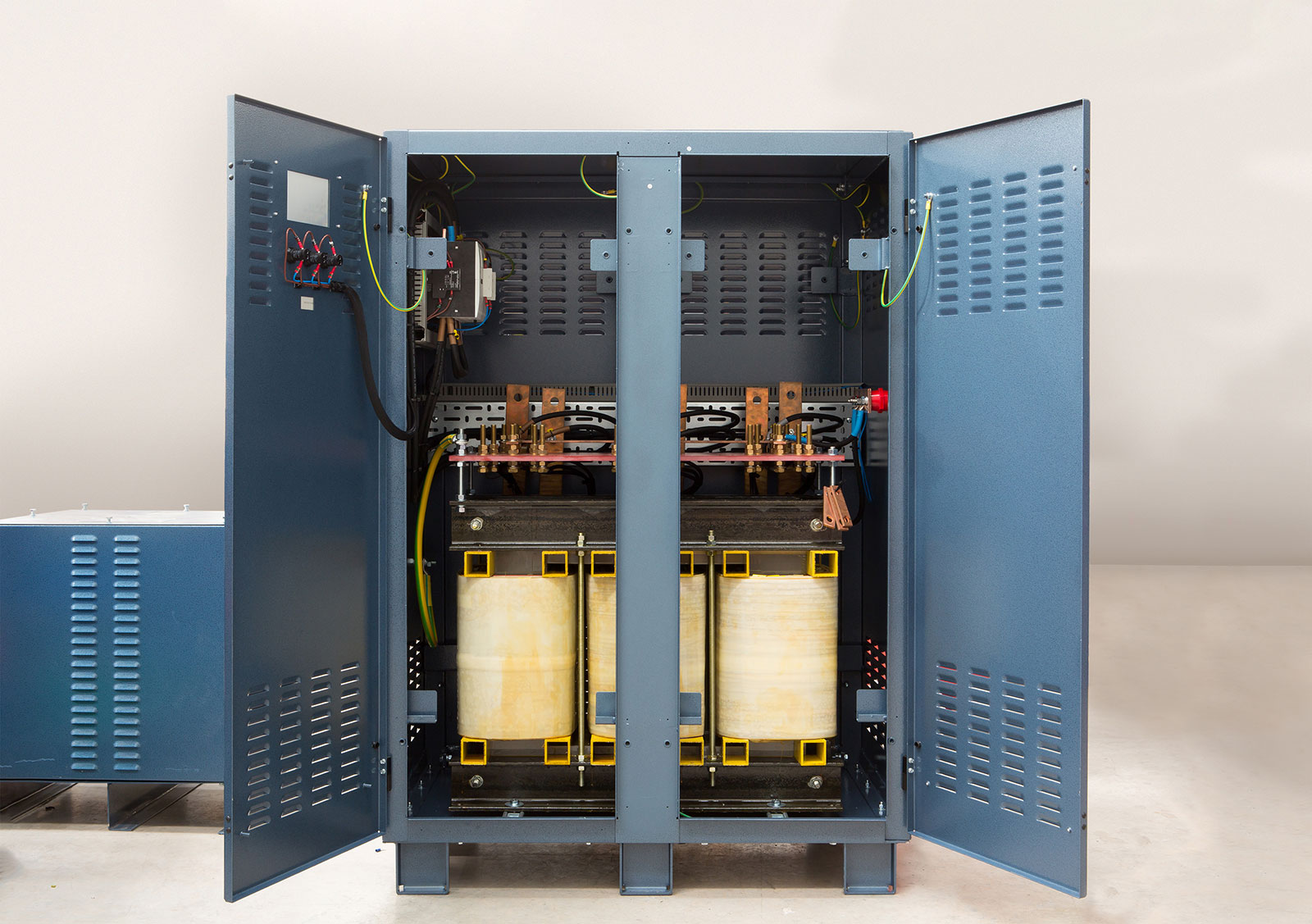 Front view of Powerstar's VO-LITE voltage optimizer.