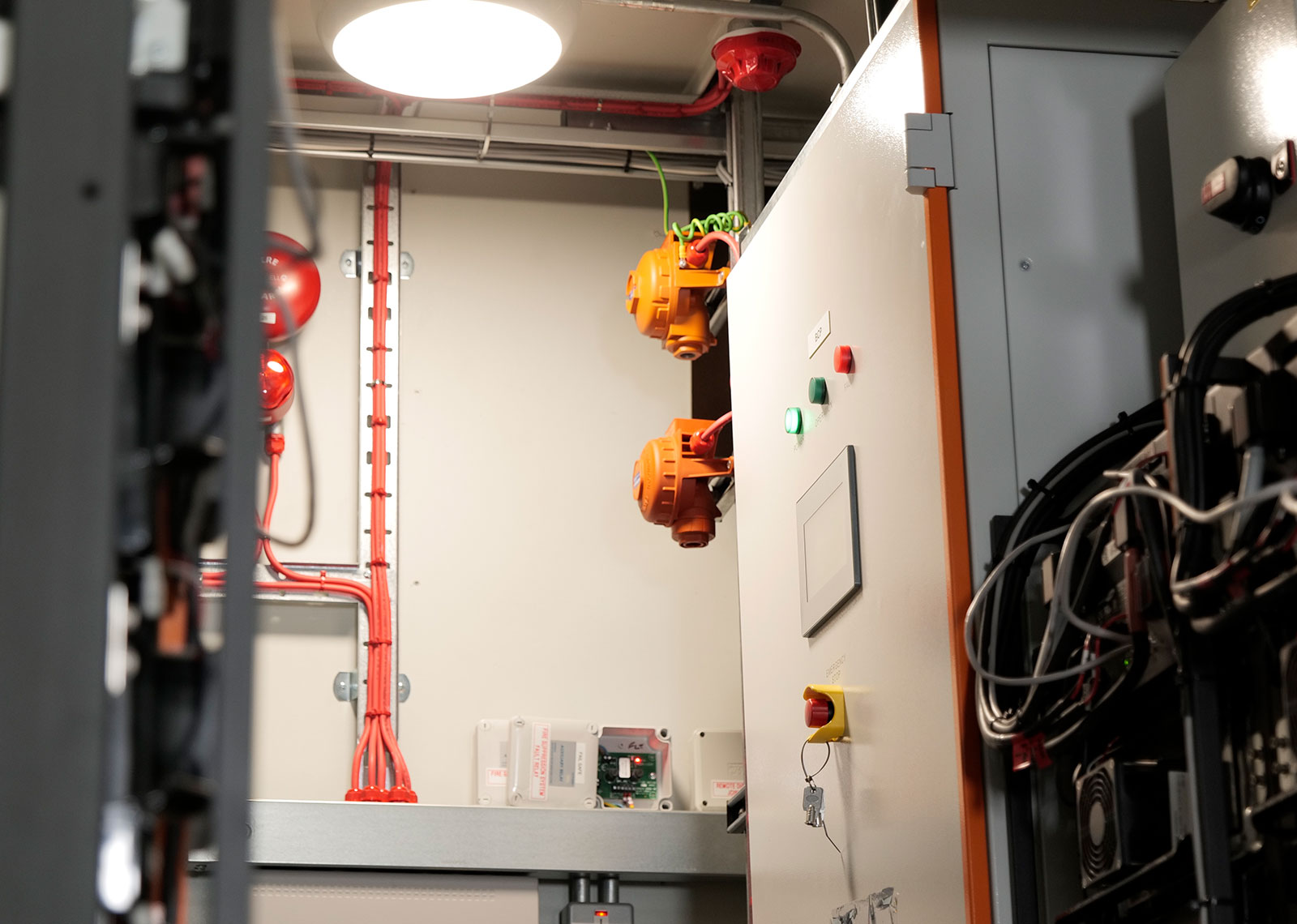 Inside view of Powerstar Battery Energy Storage System (BESS)