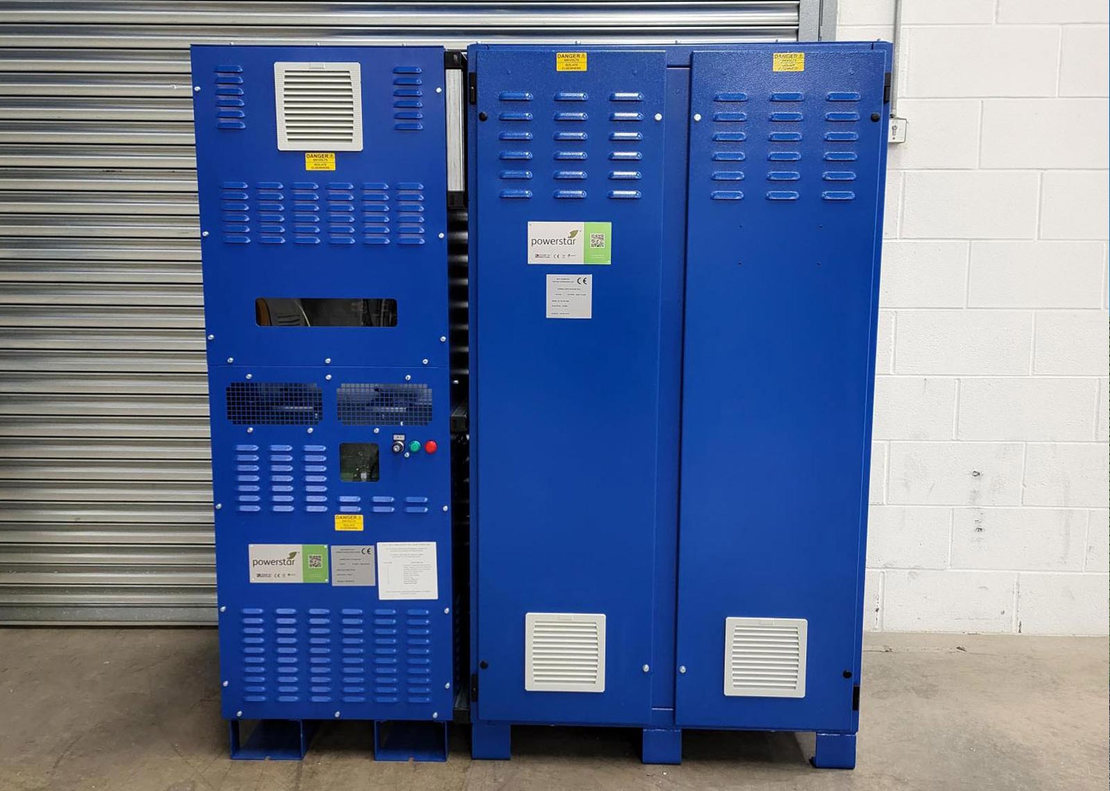 High voltage management system front view