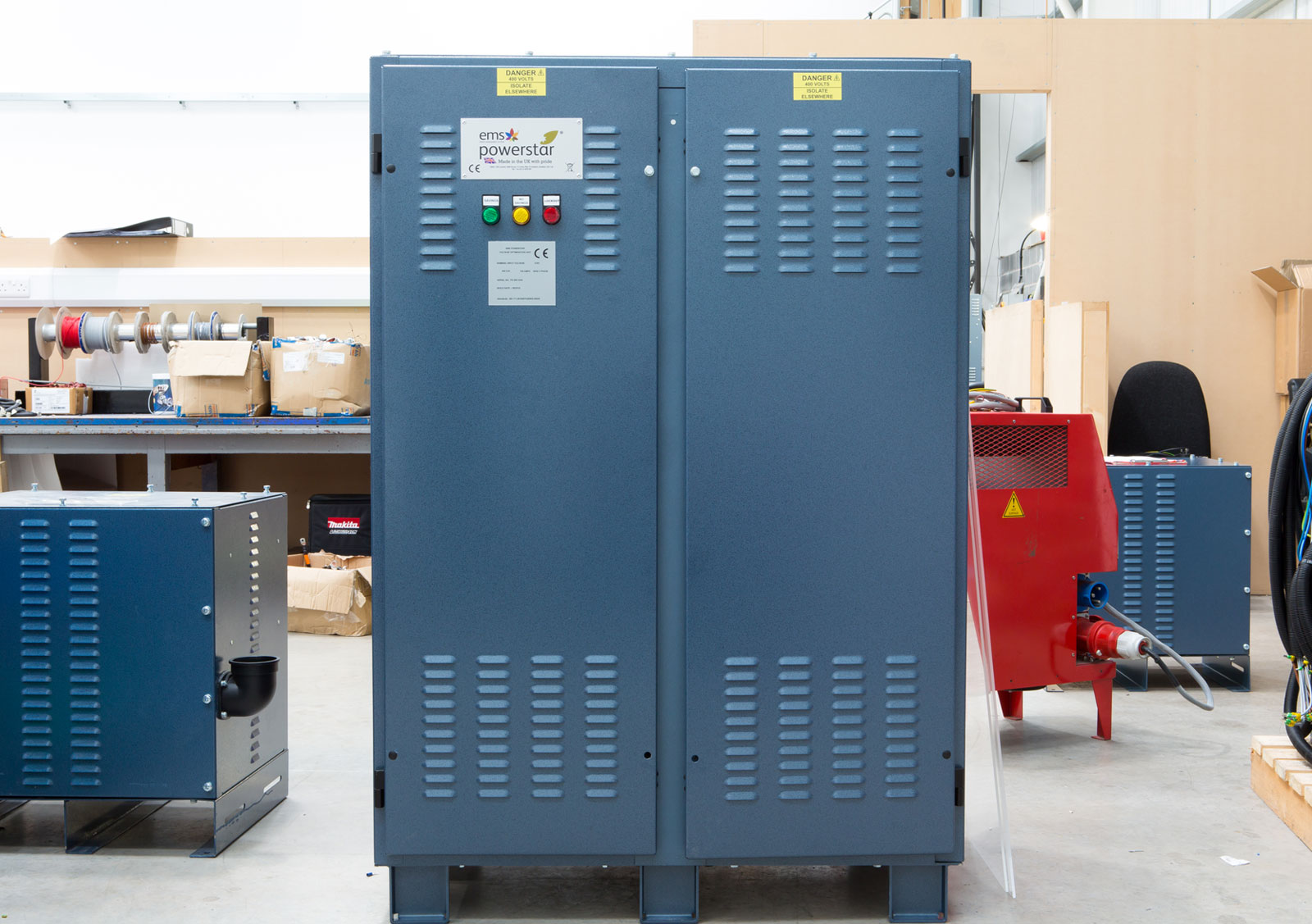Front view of Powerstar's VO-LITE voltage optimizer.