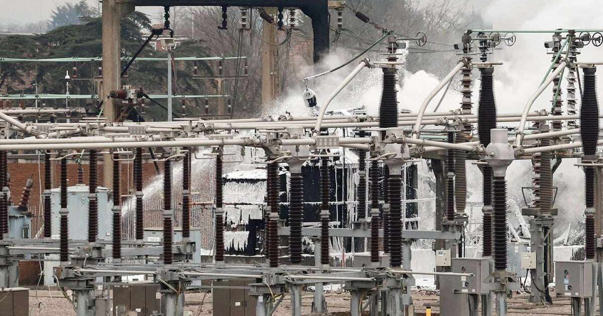 substation fire